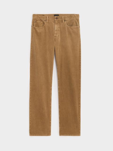 TODD SNYDER Straight Fit 5-Pocket Corduroy Pant