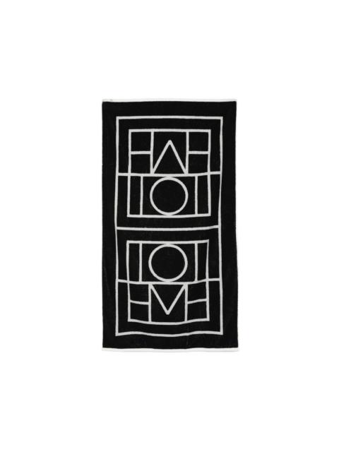 TOTEME geometric-pattern towel