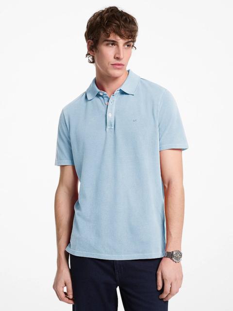 MICHAEL KORS Cotton Piqué Polo Shirt