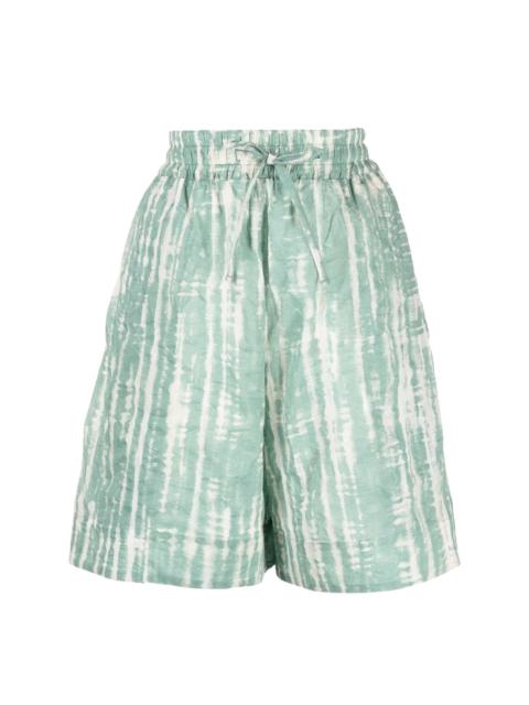 Toogood The Diver tie-dye shorts