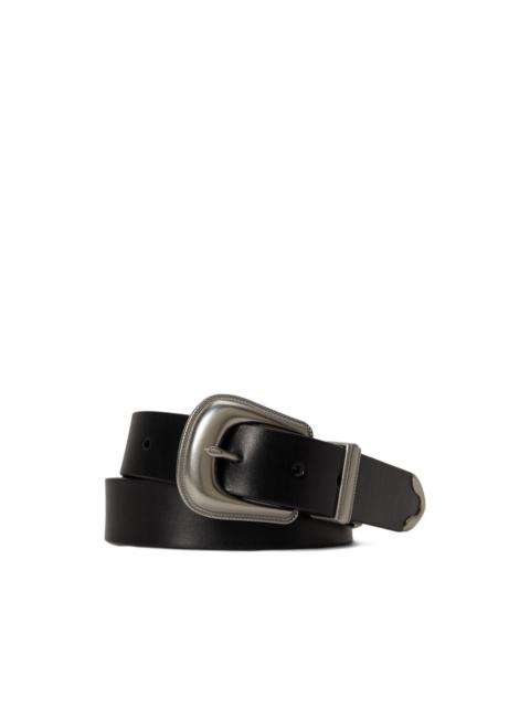 Polo Ralph Lauren engraved western leather belt