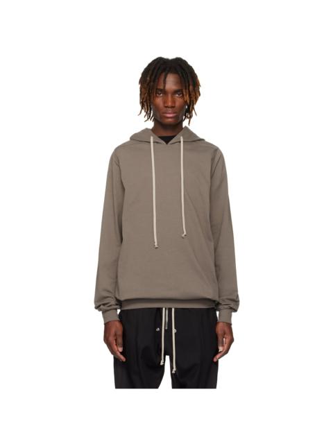 Rick Owens Gray Hollywood Heavy Jersey Hoodie