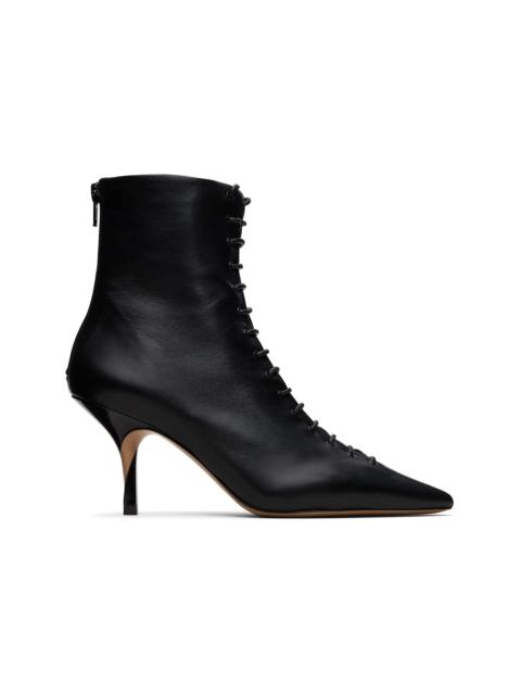 JACQUEMUS Black 'Les Bottines Tourni Lacet' Boots