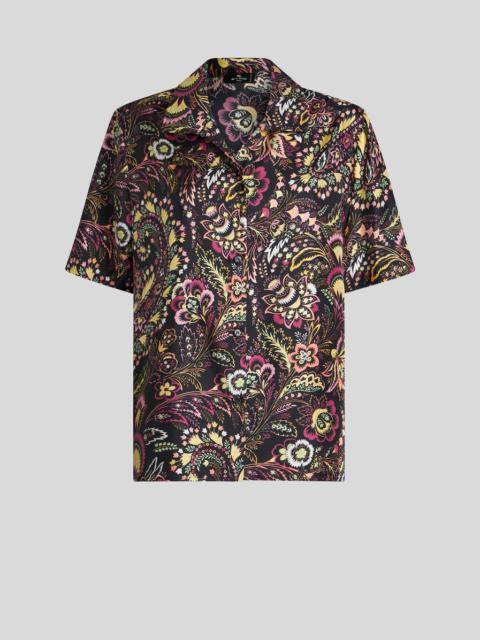 Etro PRINTED TWILL SHIRT