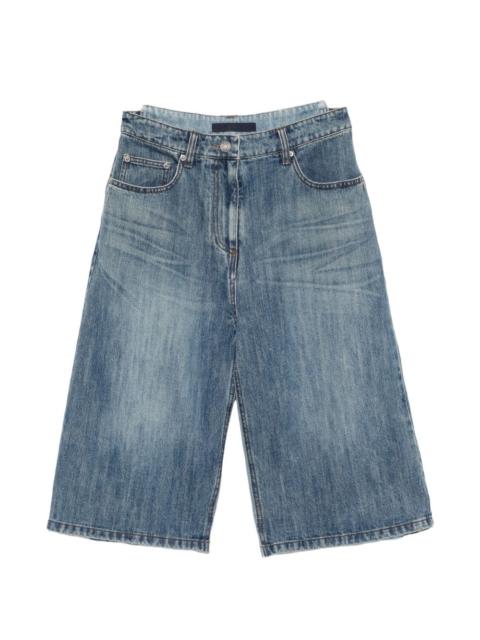 JUUN.J panelled denim shorts