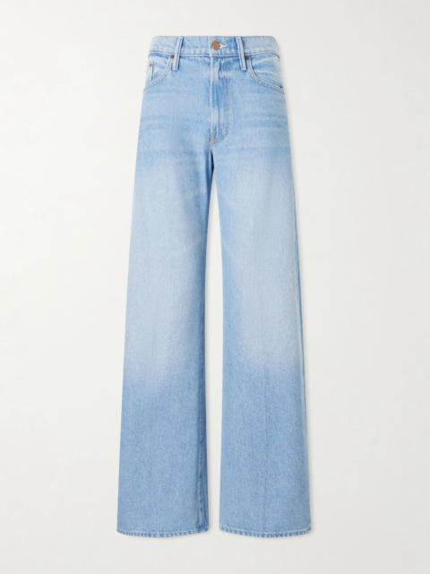 MOTHER The Whip Skimp mid-rise wide-leg jeans Light denim