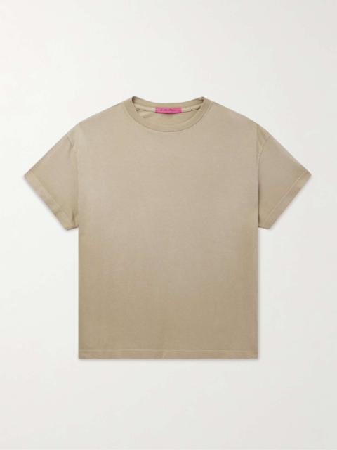 The Elder Statesman Sun-Bleached Pica Cotton and Cashmere-Blend Jersey T-Shirt