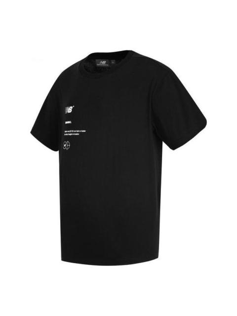 New Balance New Balance Logo Print Tee 'Black' 5EC2U863-BK