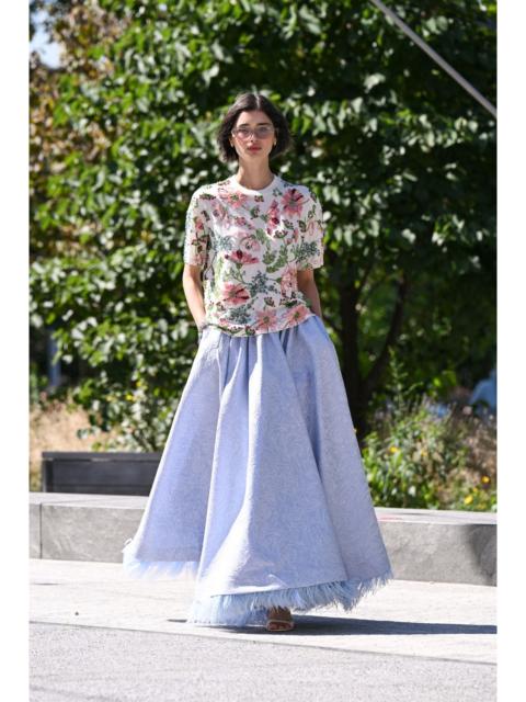 PatBO ELODIE JACQUARD MAXI SKIRT (RUNWAY)