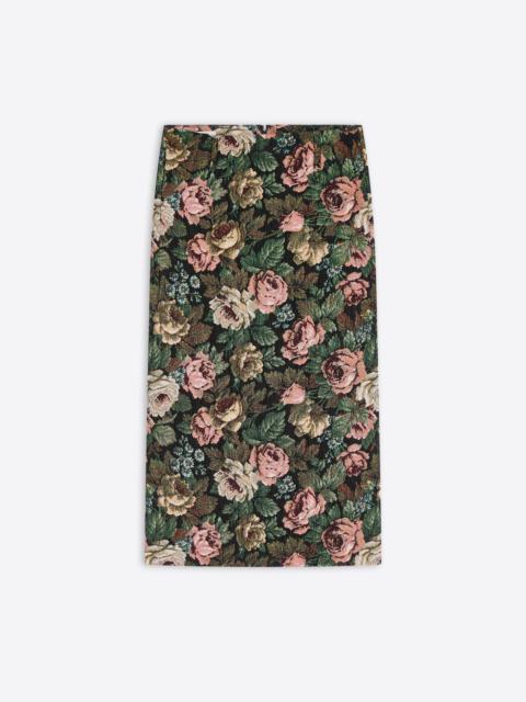 Dries Van Noten LONG FLORAL SKIRT