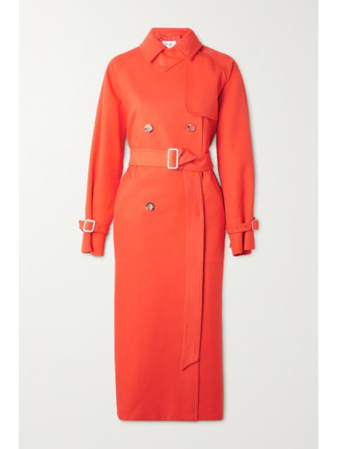 Max Mara Egemone Double-breasted Cotton-gabardine Coat