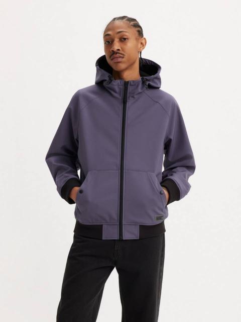 SOFT SHELL HOODIE BOMBER JACKET