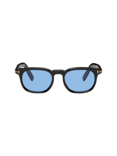 TOM FORD Black Round Sunglasses