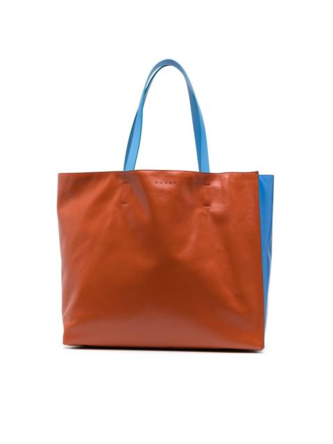 Marni Reversible Orange Medium Janus Tote