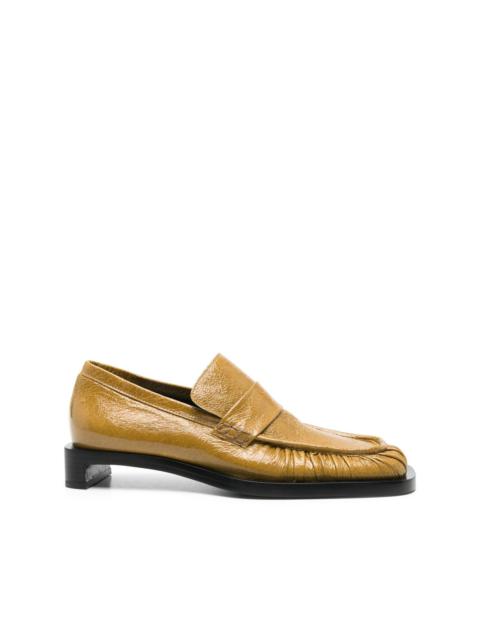Jil Sander 30mm leather loafers