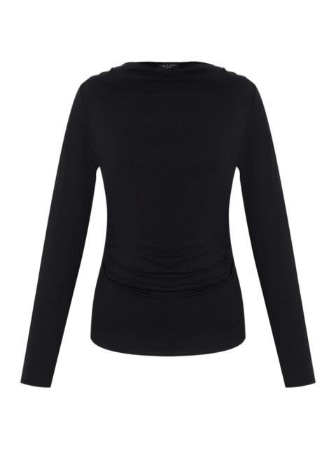 Luca Asymmetric Drape Top