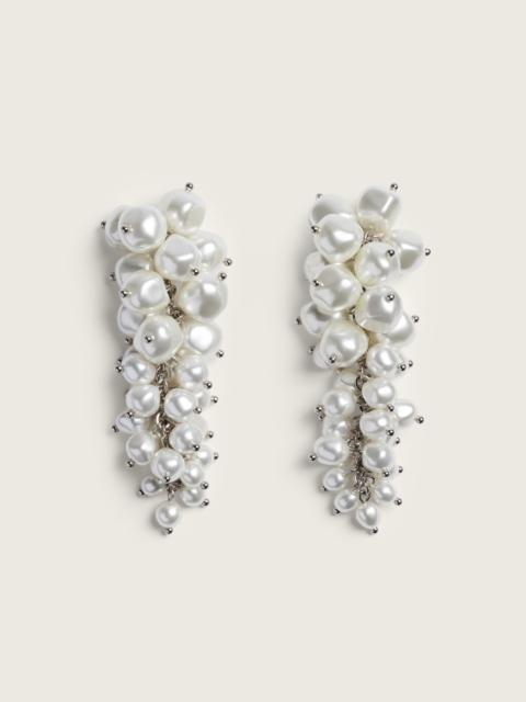Simone Rocha Pearl Cluster Drip Earrings