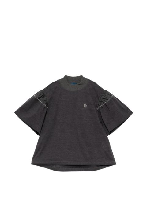 Kolor ruffled short-sleeve T-shirt