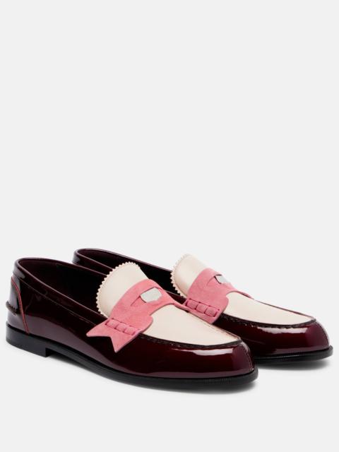 Christian Louboutin Penny leather penny loafers