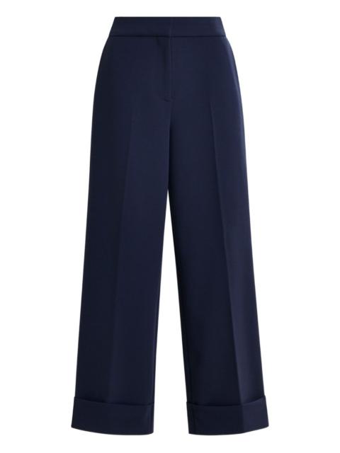 ESSENTIEL ANTWERP pressed-crease flared trousers