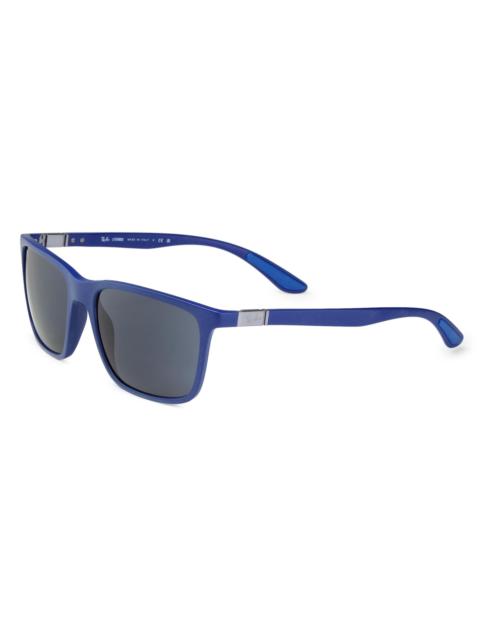 Ray-Ban Men's RB4385 58MM Metal Sunglasses - Matte Blue