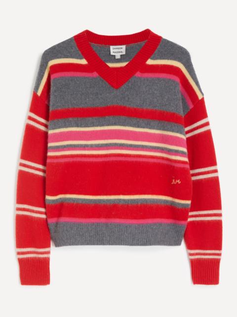 DAMSON MADDER. Rene Striped Wool Jumper