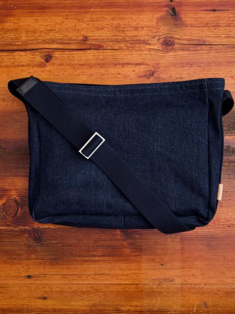 Square Shoulder Bag in Indigo One Wash