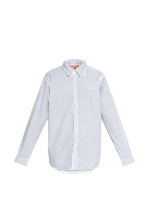 Diesel striped-pattern shirt