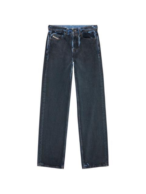Diesel logo-patch cotton straight jeans