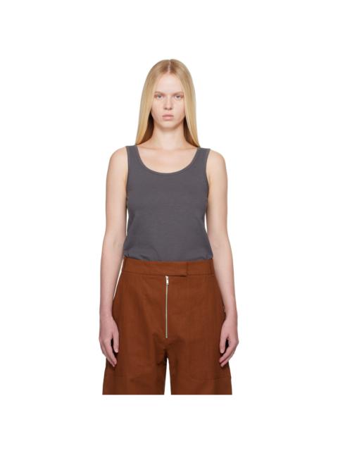 Studio Nicholson Gray Rist Jersey Tank Top