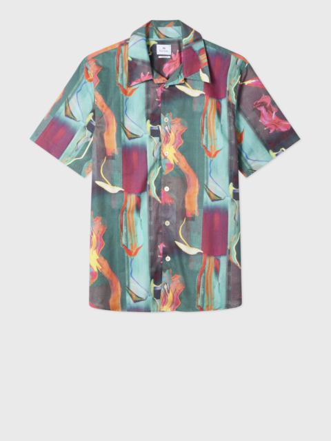Paul Smith 'Glitch Floral' Print Shirt