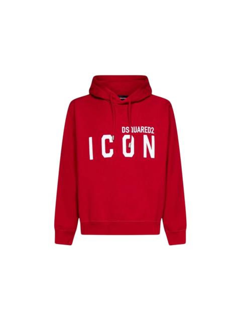DSQUARED2 Dsquared2 Cool Fit Large Icon Logo Red Hoodie Red