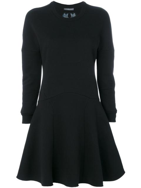 Alexander McQueen dragon patch flared dress
