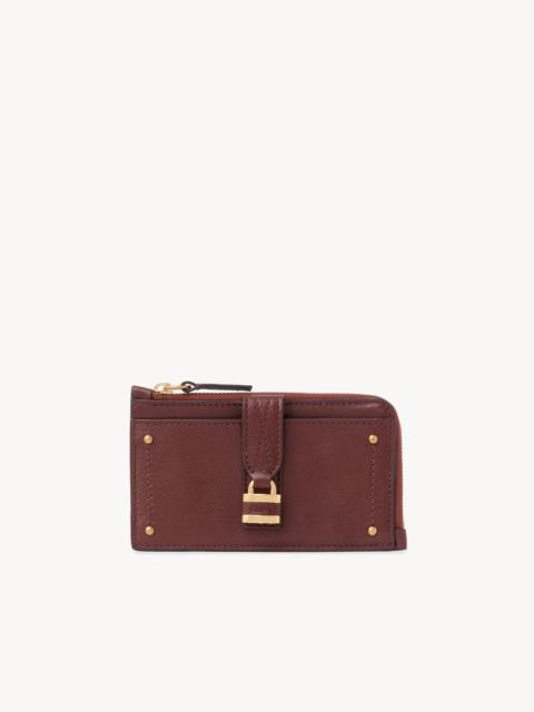 Chloé SMALL PADDINGTON PURSE WITH CARD SLOTS IN GRAINED LEATHER