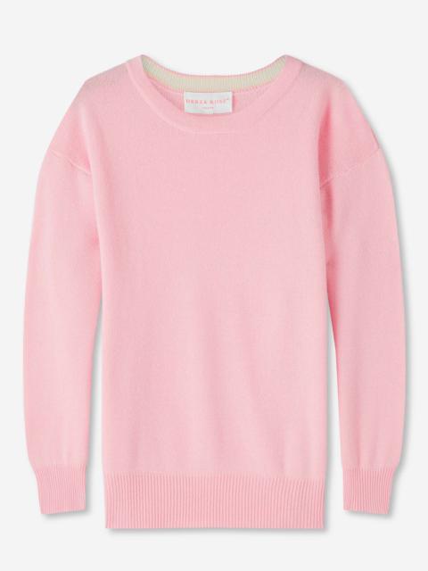 Derek Rose Women's Relaxed Sweater Daphne Cashmere Pink