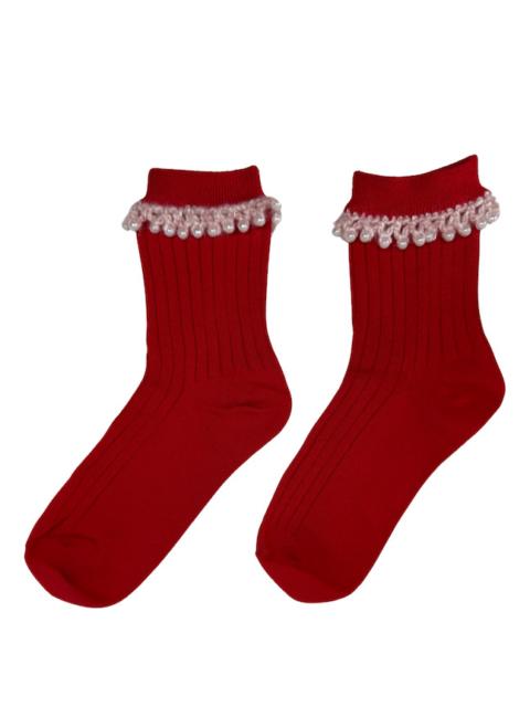 Suzanne Rae pearl sock