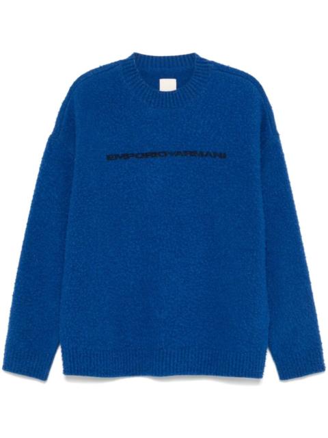 EMPORIO ARMANI logo-print sweater