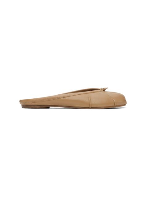 Maison Margiela Brown Tabi Ballerina Flats