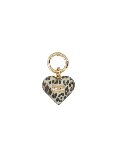 GANNI Keychain Heart