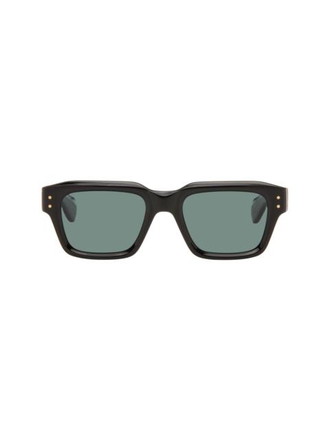CUTLER AND GROSS Black 1432 Square Polarised Sunglasses