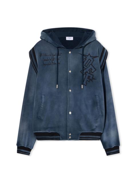 Off-White Arrow Fleece Varsity Hoodie