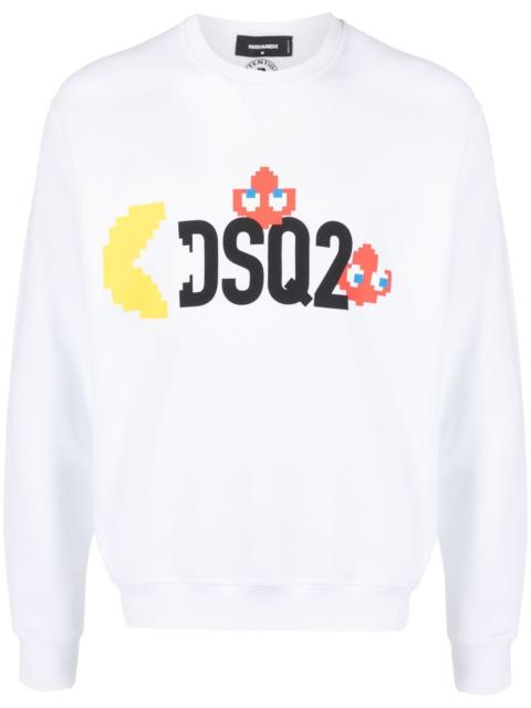 logo-print cotton sweatshirt