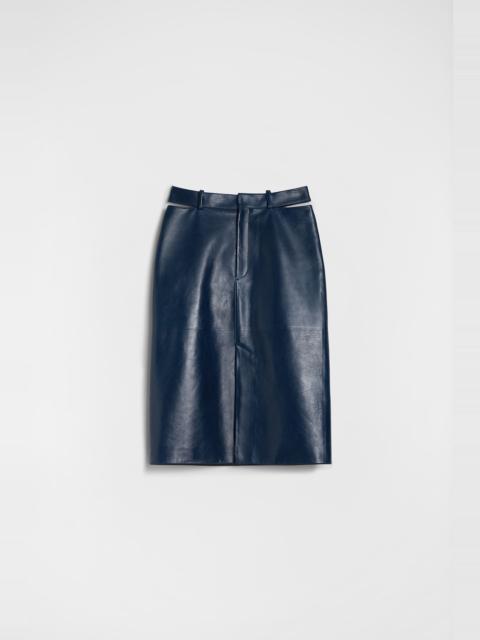 Jil Sander Leather Skirt