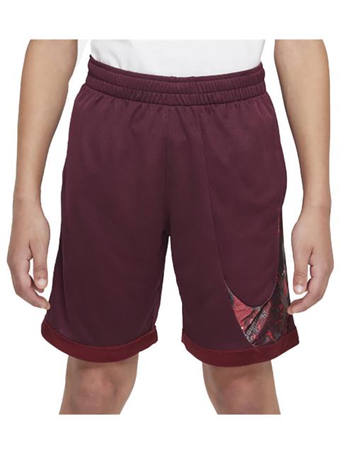 Nike Dri‑Fit Basketball Shorts GS "Night Maroon" DX5520 681
