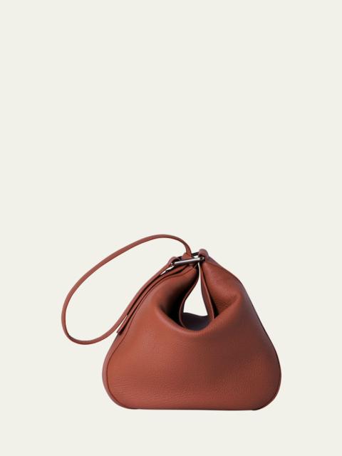 AKRIS Anna Medium Leather Hobo Bag