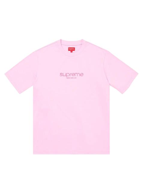 Supreme Beaded Logo Short-Sleeve Top 'Pink'