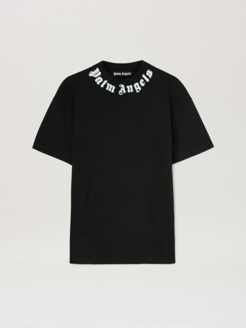 Palm Angels Neck logo T-shirt black | REVERSIBLE