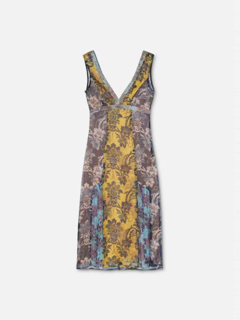 VERSACE JEANS COUTURE Tapestry Couture Midi Dress