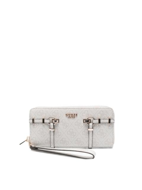 GUESS USA Leona logo-detail buckle wallet