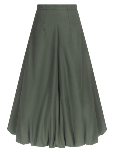 TWP Women's Full Intentions Cotton Bubble Midi-Skirt - Rosin